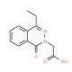(4-Ethyl-1-oxo-1H-phthalazin-2-yl)-acetic acid - chemical structure image