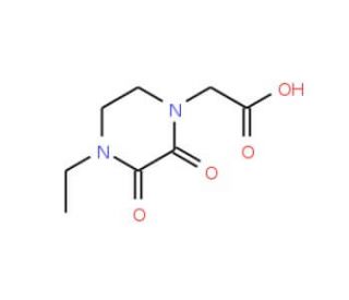 (4-ethyl-2,3-dioxopiperazin-1-yl)acetic acid - chemical structure image