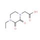 (4-ethyl-2,3-dioxopiperazin-1-yl)acetic acid - chemical structure image