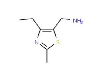 [(4-ethyl-2-methyl-1,3-thiazol-5-yl)methyl]amine - chemical structure image