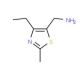 [(4-ethyl-2-methyl-1,3-thiazol-5-yl)methyl]amine - chemical structure image