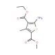 4-Ethyl 2-methyl 5-amino-3-methylthiophene-2,4-dicarboxylate - chemical structure image