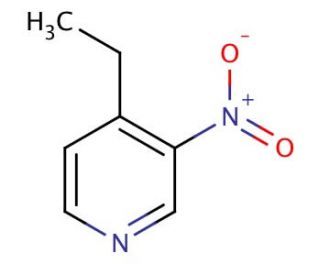 4-Ethyl-3-nitro-pyridine (CAS 847974-76-9) - chemical structure image