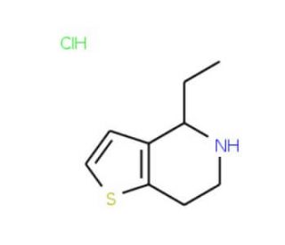 4-Ethyl-4,5,6,7-tetrahydro-thieno[3,2-c]pyridinehydrochloride - chemical structure image