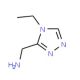 (4-ethyl-4H-1,2,4-triazol-3-yl)methanamine - chemical structure image