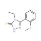 4-Ethyl-5-(2-methoxyphenyl)-4H-1,2,4-triazole-3-thiol - chemical structure image