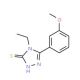 4-Ethyl-5-(3-methoxyphenyl)-4H-1,2,4-triazole-3-thiol - chemical structure image