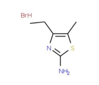 4-ethyl-5-methyl-1,3-thiazol-2-amine hydrobromide - chemical structure image