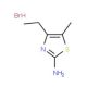 4-ethyl-5-methyl-1,3-thiazol-2-amine hydrobromide - chemical structure image