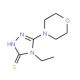 4-ethyl-5-morpholin-4-yl-4H-1,2,4-triazole-3-thiol - chemical structure image