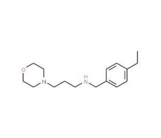 (4-Ethyl-benzyl)-(3-morpholin-4-yl-propyl)-amine - chemical structure image