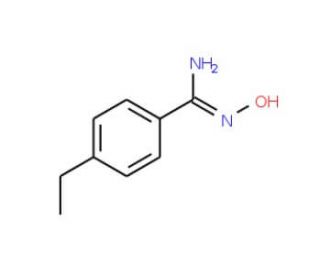 4-ethyl-N&prime;-hydroxybenzenecarboximidamide - chemical structure image