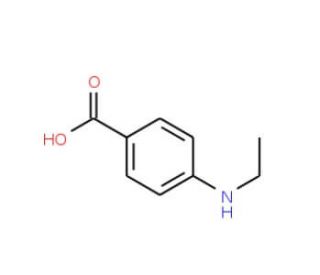 4-(Ethylamino)benzoic acid (CAS 7409-09-8) - chemical structure image