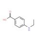 4-(Ethylamino)benzoic acid (CAS 7409-09-8) - chemical structure image