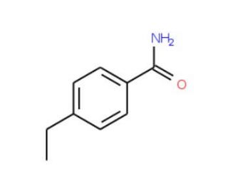 4-Ethylbenzamide (CAS 33695-58-8) - chemical structure image