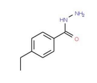 4-Ethylbenzene-1-carbohydrazide (CAS 64328-55-8) - chemical structure image