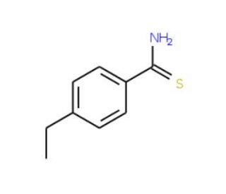 4-ethylbenzenecarbothioamide (CAS 57774-76-2) - chemical structure image