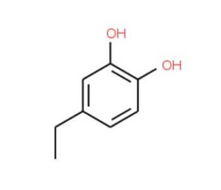 4-Ethylcatechol (CAS 1124-39-6) - chemical structure image