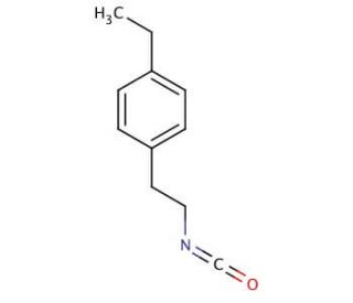 4-Ethylphenethyl isocyanate (CAS 480439-00-7) - chemical structure image
