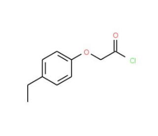(4-ethylphenoxy)acetyl chloride - chemical structure image