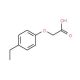 4-Ethylphenoxyacetic acid (CAS 24431-27-4) - chemical structure image
