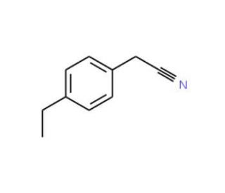 4-Ethylphenylacetonitrile (CAS 51632-28-1) - chemical structure image