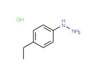 4-Ethylphenylhydrazine hydrochloride (CAS 53661-18-0) - chemical structure image