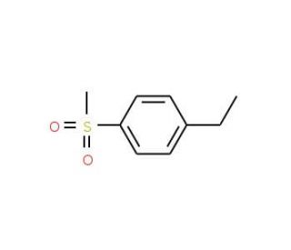 4-Ethylphenylmethylsulfone - chemical structure image