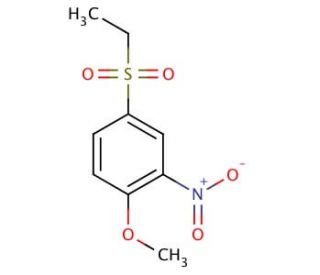 4-Ethylsulfonyl-2-nitroanisole - chemical structure image
