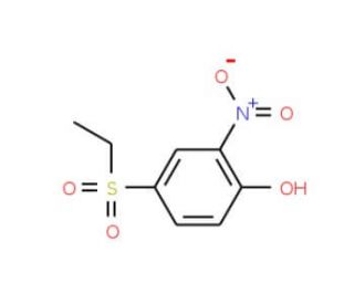4-Ethylsulfonyl-2-nitrophenol (CAS 84996-11-2) - chemical structure image