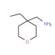 [(4-Ethyltetrahydro-2H-pyran-4-yl)methyl]amine (CAS 1142202-08-1) - chemical structure image