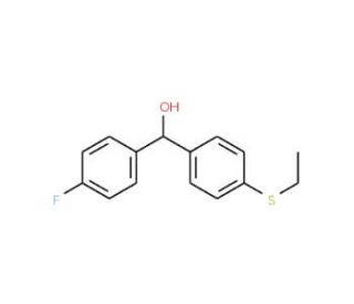 4-(Ethylthio)-4&prime;-fluorobenzhydrol - chemical structure image