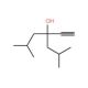 4-Ethynyl-2,6-dimethyl-4-heptanol (CAS 10562-68-2) - chemical structure image