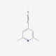 4-Ethynyl-2,6-dimethyl-pyridine (CAS 86520-95-8) - chemical structure image