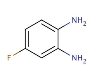 4-Fluoro-1,2-phenylenediamine (CAS 367-31-7) - chemical structure image