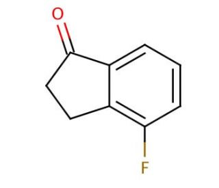 4-Fluoro-1-indanone (CAS 699-99-0) - chemical structure image