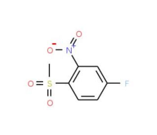 4-Fluoro-1-methylsulfonyl-2-nitrobenzene (CAS 518990-79-9) - chemical structure image