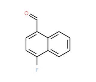 4-Fluoro-1-naphthaldehyde (CAS 172033-73-7) - chemical structure image