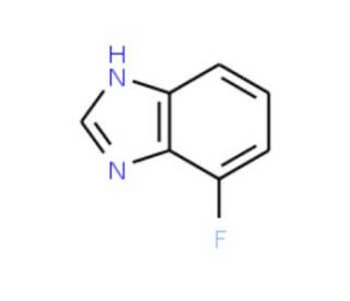 4-Fluoro-1H-benzimidazole (CAS 5847-89-2) - chemical structure image