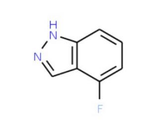 4-Fluoro-1H-indazole (CAS 341-23-1) - chemical structure image