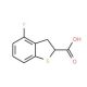 4-fluoro-2,3-dihydro-1-benzothiophene-2-carboxylic acid - chemical structure image