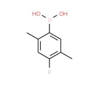 4-Fluoro-2,5-dimethylphenylboronic acid (CAS 1072946-10-1) - chemical structure image