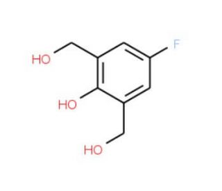 4-Fluoro-2,6-bis-hydroxymethyl-phenol (CAS 71643-58-8) - chemical structure image