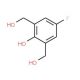 4-Fluoro-2,6-bis-hydroxymethyl-phenol (CAS 71643-58-8) - chemical structure image