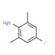 4-Fluoro-2,6-dimethylaniline (CAS 392-70-1) - chemical structure image