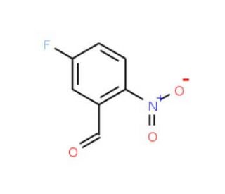 4-Fluoro-2-formylnitrobenzene (CAS 395-81-3) - chemical structure image