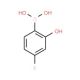 4-Fluoro-2-hydroxybenzeneboronic acid (CAS 850568-00-2) - chemical structure image