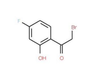 4-Fluoro-2-hydroxyphenacyl bromide (CAS 866863-55-0) - chemical structure image