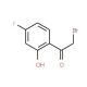 4-Fluoro-2-hydroxyphenacyl bromide (CAS 866863-55-0) - chemical structure image