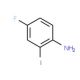 4-Fluoro-2-iodoaniline (CAS 61272-76-2) - chemical structure image